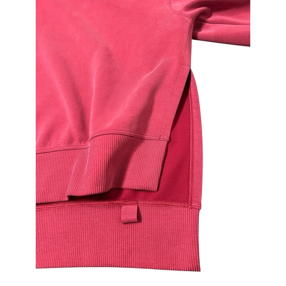 Lululemon Softstreme Turtleneck Pullover Size 6 Pomegranate Pink Athleisure - Picture 7 of 9
